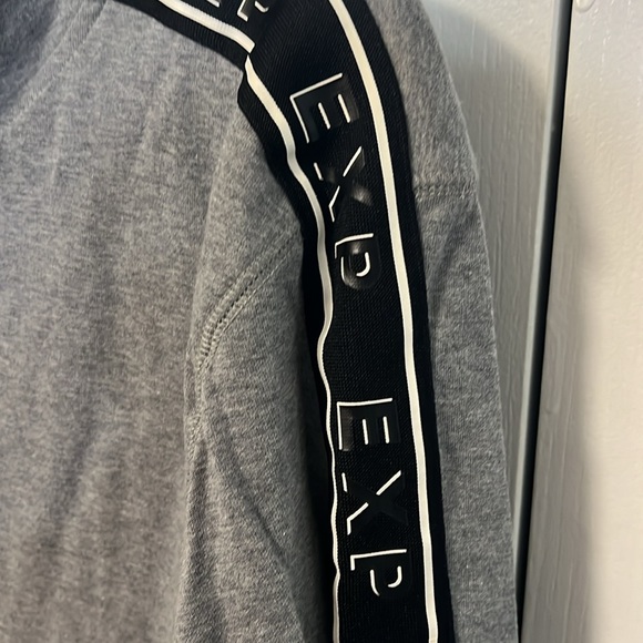 Mens express grey hoodie - Picture 3 of 5